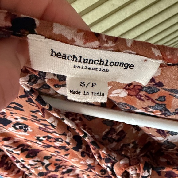 beachlunchlounge Women's Floral Blouse - Brown and Black - Picture 3 of 3